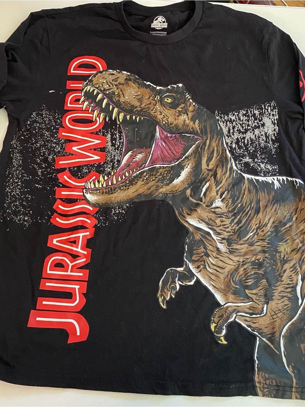 Jurassic World long sleeve shirt. Size Large